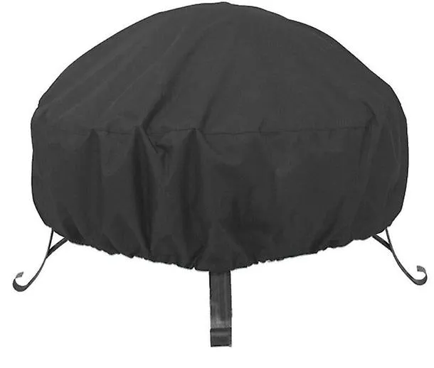 122*122*46cm 420D Oxford cloth round fire pit cover, outdoor barbecue grill stove cover AZ13927