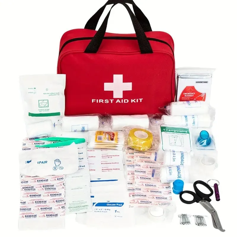 184-Piece: Multi-Purpose First Aid Kit