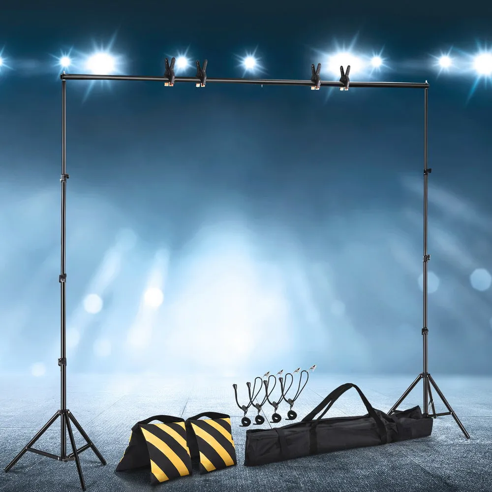 2.5x3M Photography Backdrop Stand Kit Studio Screen Photo Background Support Bag