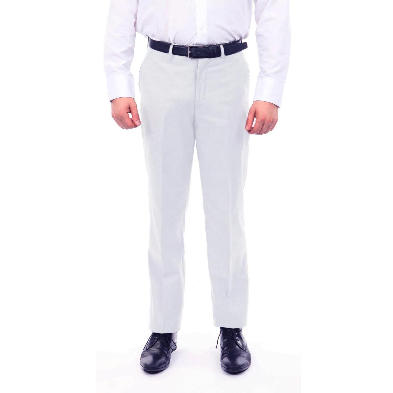 3 piece White Slim Fit Men's Suit with Vest Set