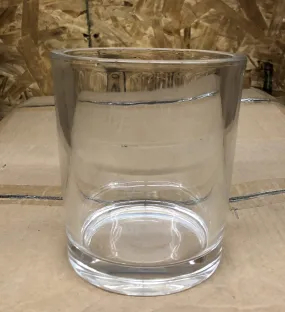 5" Big Round Clear Candle holder Glass Vase