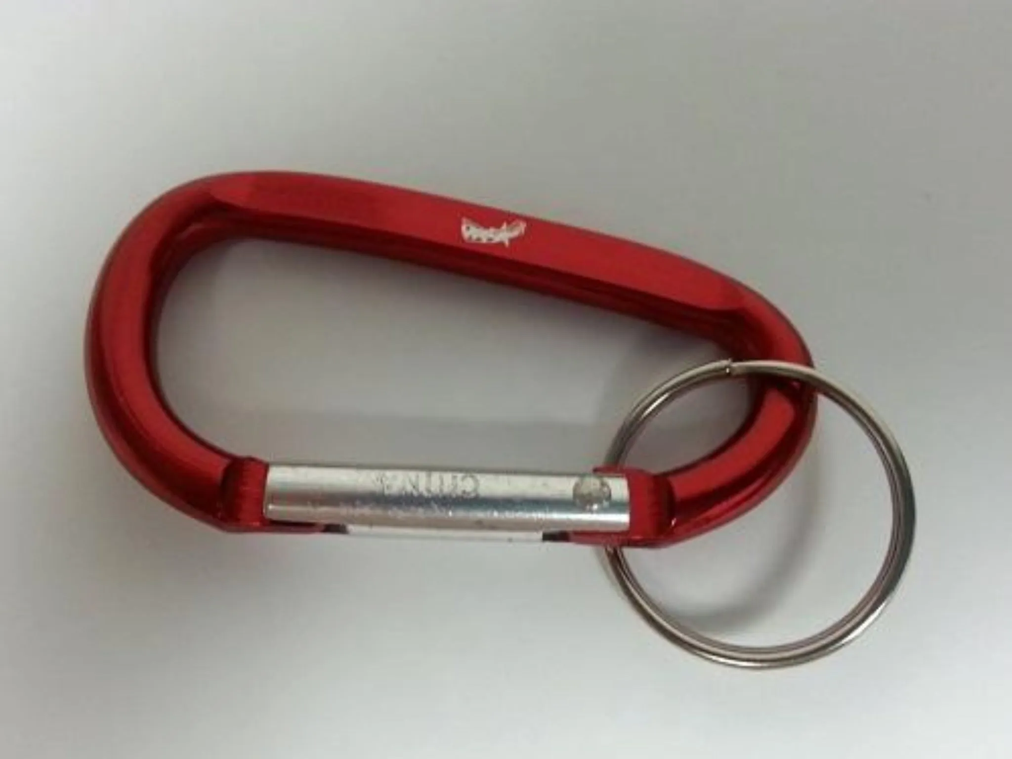 6MM Carabiner With Split Ring w/OSHA logo - #402949