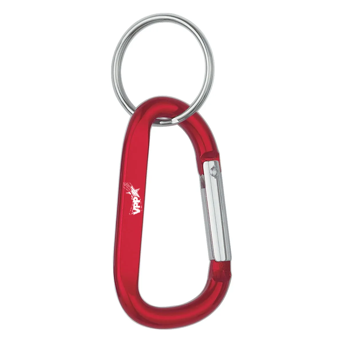 6MM Carabiner With Split Ring w/OSHA logo - #402949