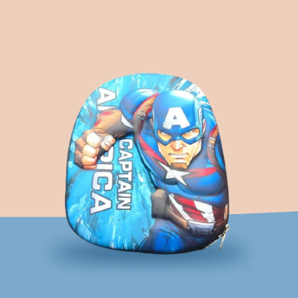 A 3D Hard Case Backpack For Kids (30x26cm).