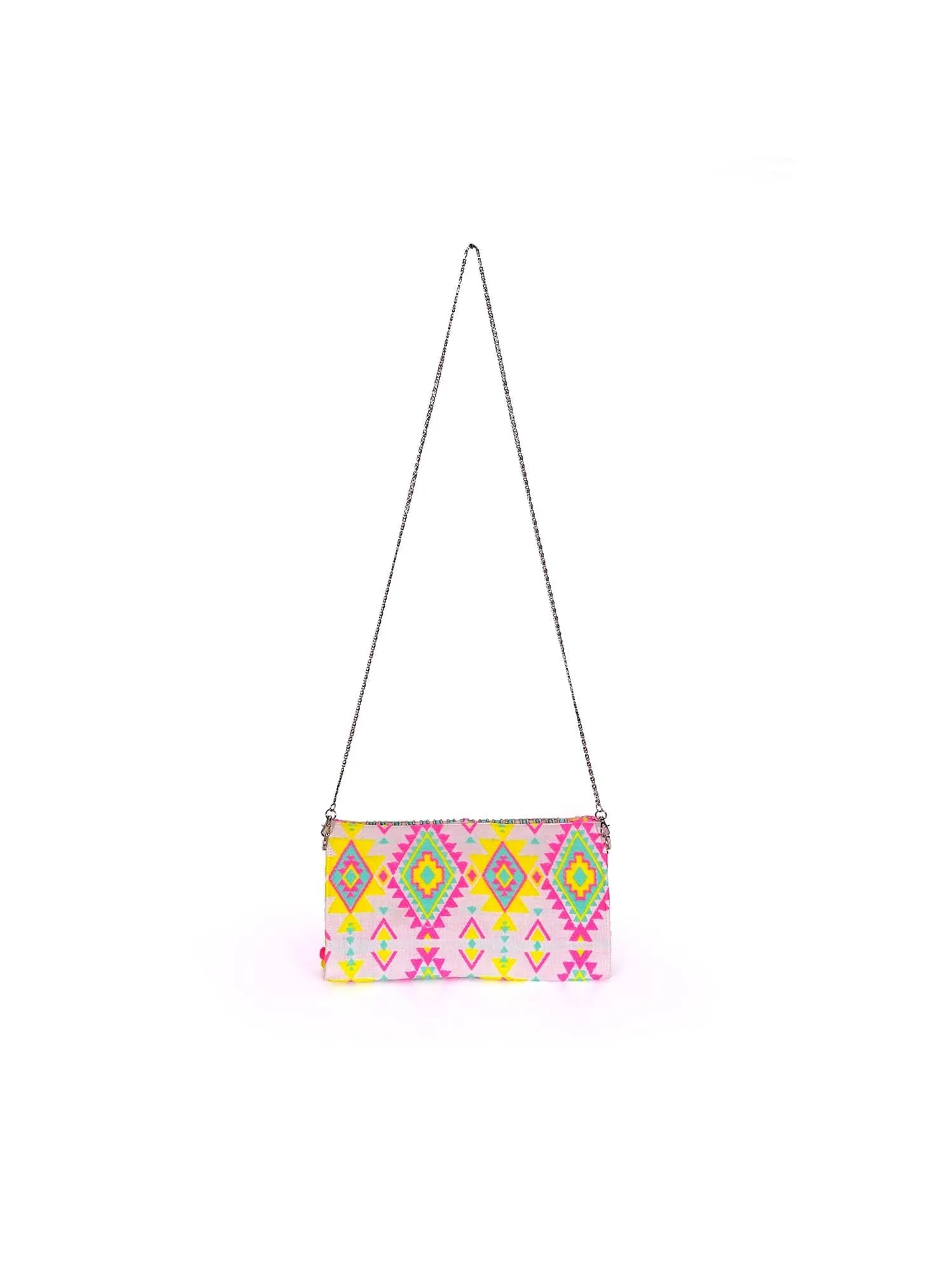 AB20-002 Neon Impala Aztec Clutch