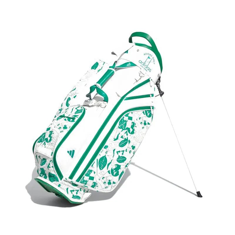 ADIDAS 9.5" Play Green Women's Stand Bag (White/Green)