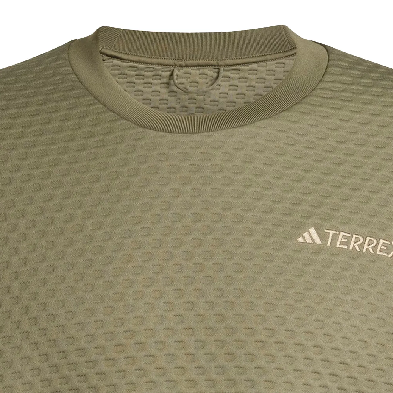 Adidas Terrex Xploric Crewneck Sweatshirt Olive Strata