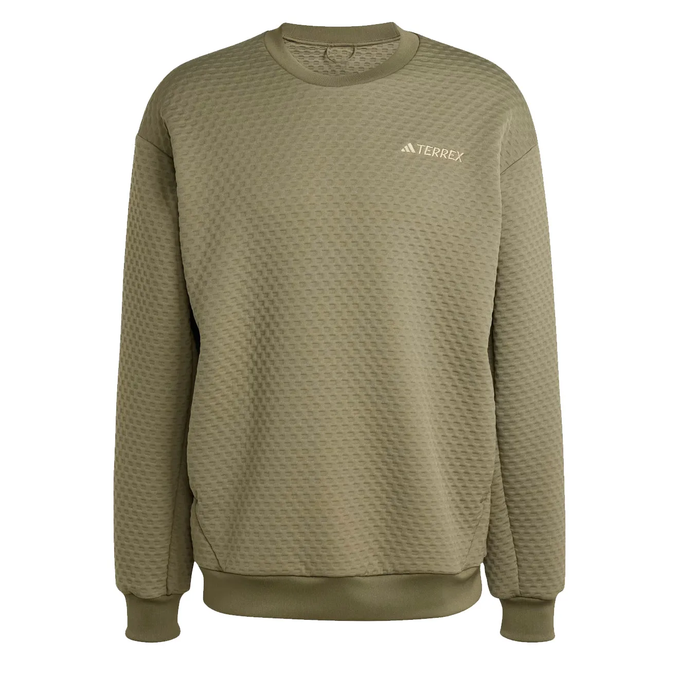 Adidas Terrex Xploric Crewneck Sweatshirt Olive Strata