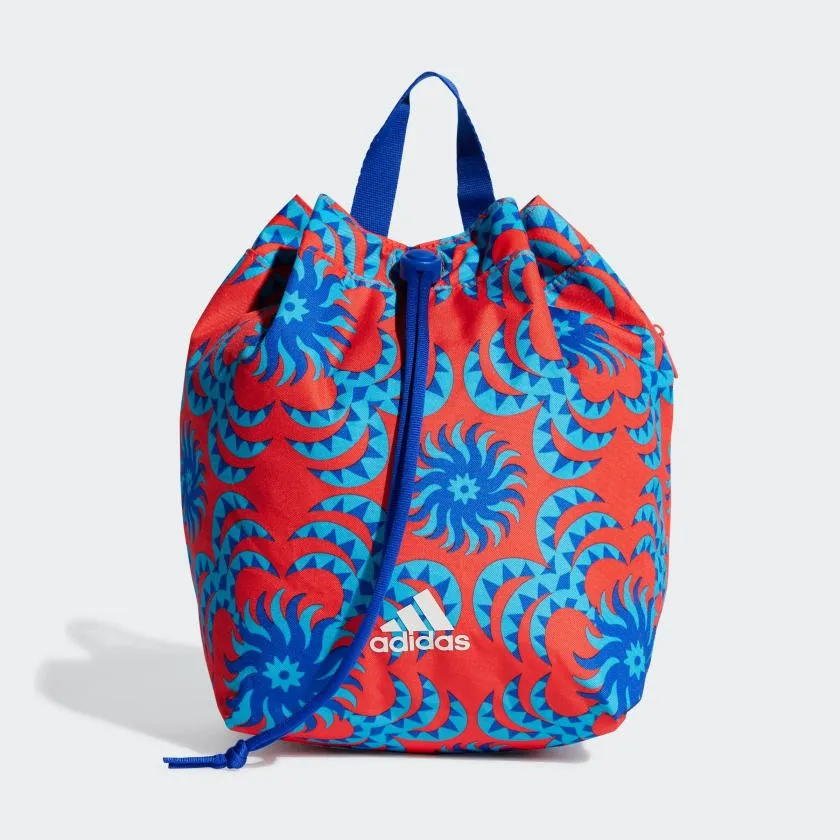 Adidas x FARM "Rio" Convertible Backpack - Multicolor / White / Bold Blue