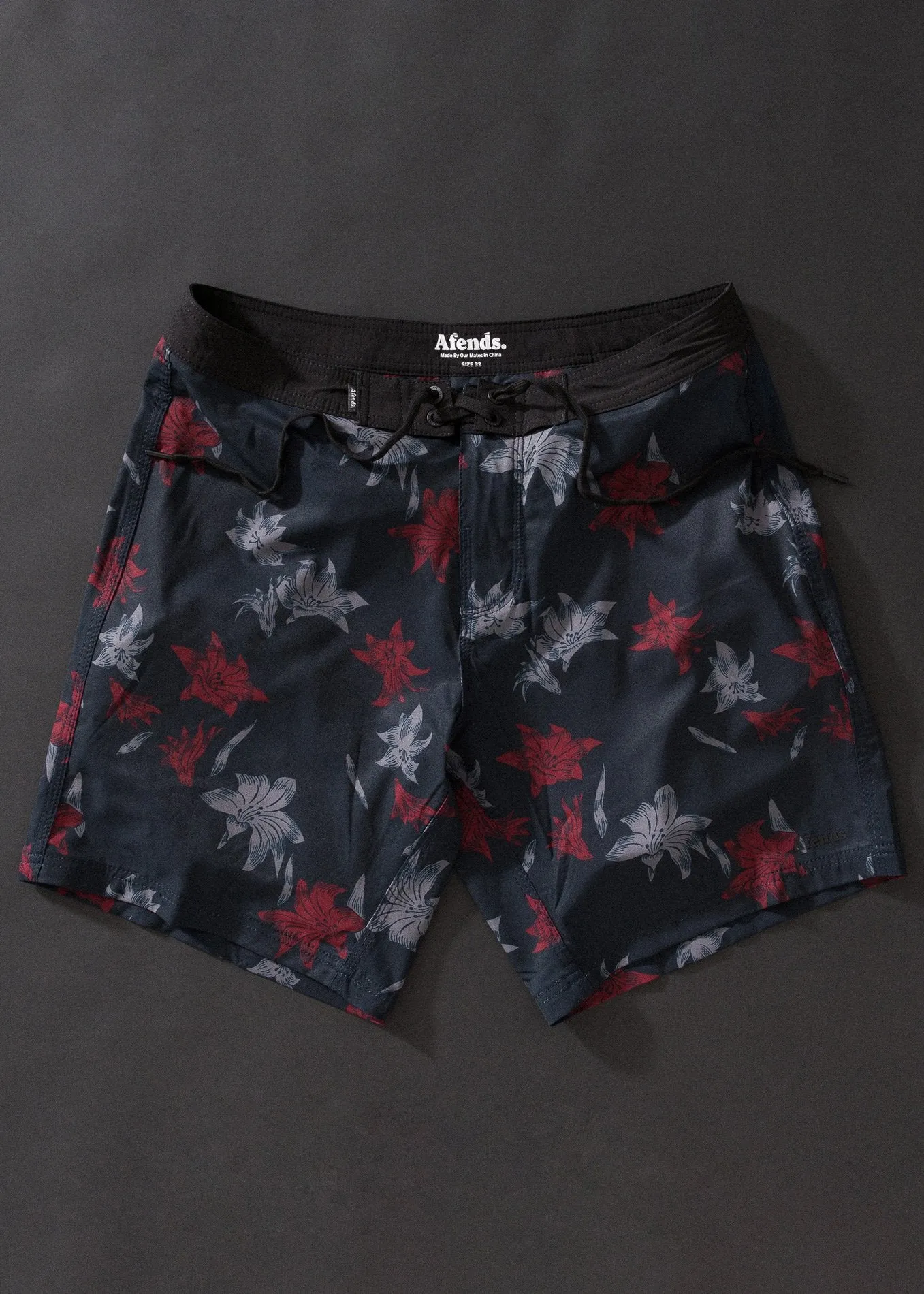 Afends Mens Aloha Warp - Fixed Waist Boardshort