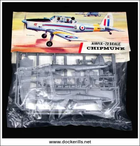 Airfix Chipmunk 1:72 Scale Kit. Vintage Red Stripe Bag.