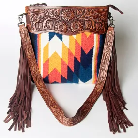 American Darling Sunset Saddle Blanket Fringe Crossbody