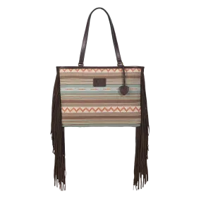 Ariat Ladies Serape Fringed Brown Purse A770002002