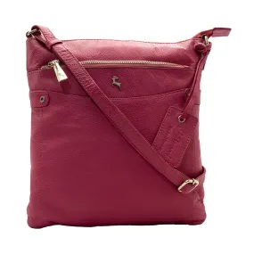 Ashwood Pebble Shoulder Bags Leather Pink Colour For Women