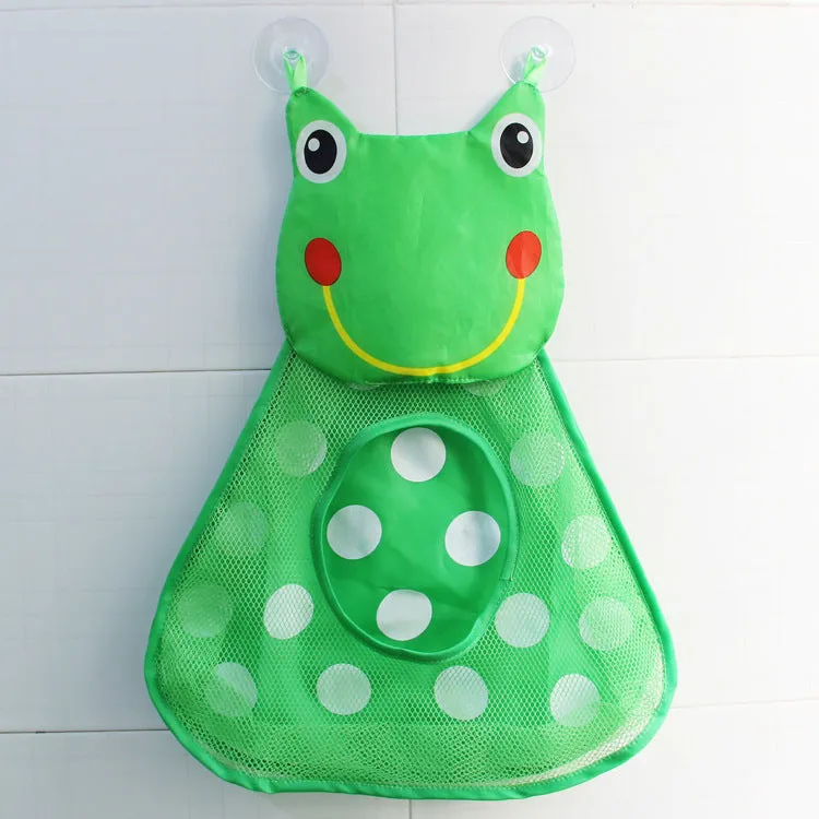 Baby Bathtub Toy Mesh Duck Storage Bag Organizer Holder Bathroom Organiser Mesh Storage Toy For Children Baby Gift Bathtub Toy