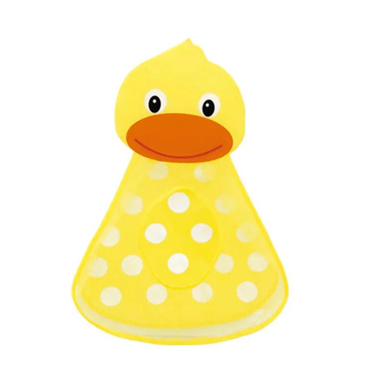 Baby Bathtub Toy Mesh Duck Storage Bag Organizer Holder Bathroom Organiser Mesh Storage Toy For Children Baby Gift Bathtub Toy