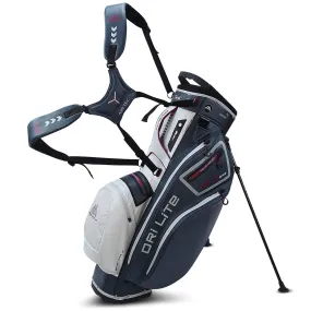 Big Max Dri Lite Hybrid 2 Stand Bag - White/Blueberry/Merlot