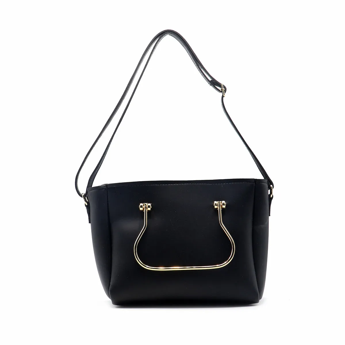 Black Casual Hand Bag P00P01169