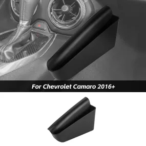 Black Gear Shift Side Storage Box Organizer For Chevrolet Camaro 2016  Accessories | CheroCar