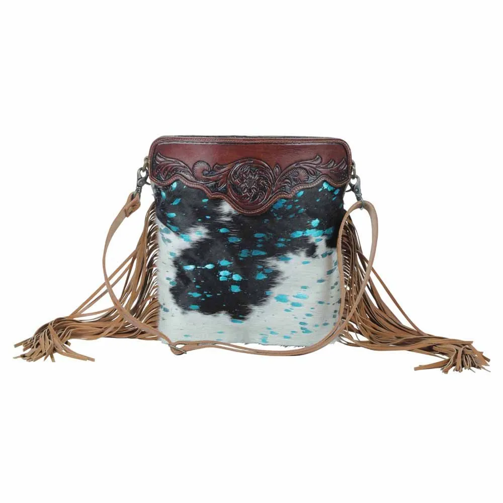 Blue Moon Fringe Leather Crossbody