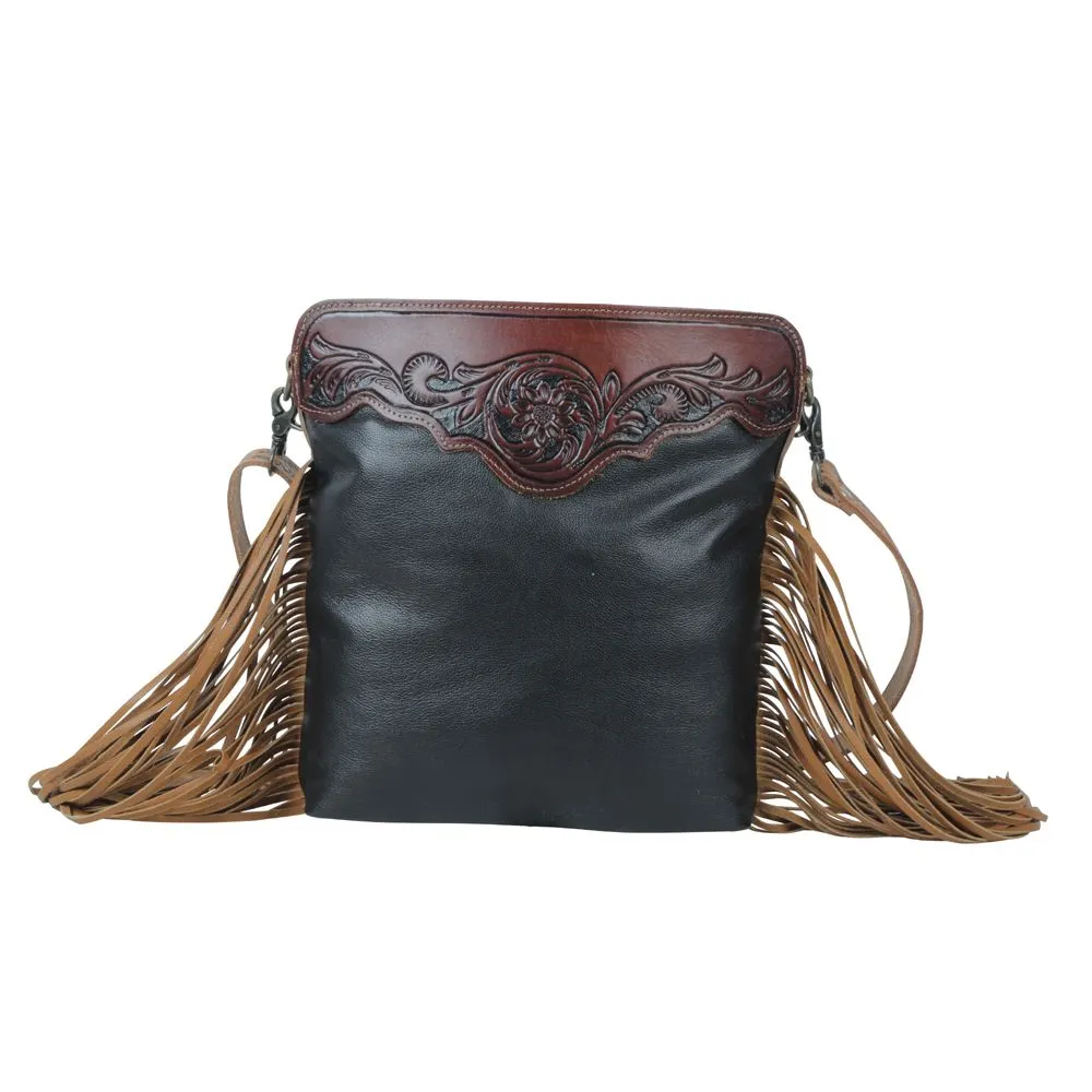 Blue Moon Fringe Leather Crossbody