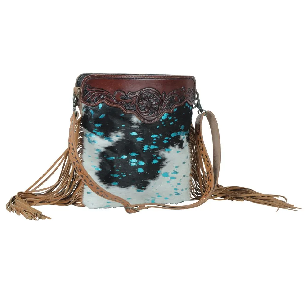 Blue Moon Fringe Leather Crossbody