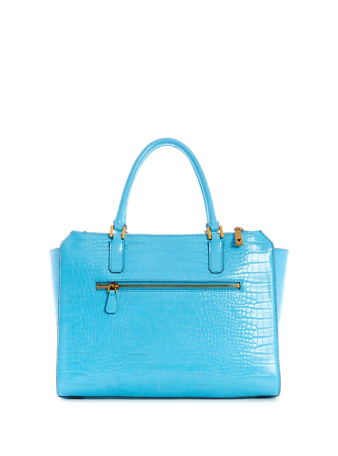 Blue Raffie Satchel Bag