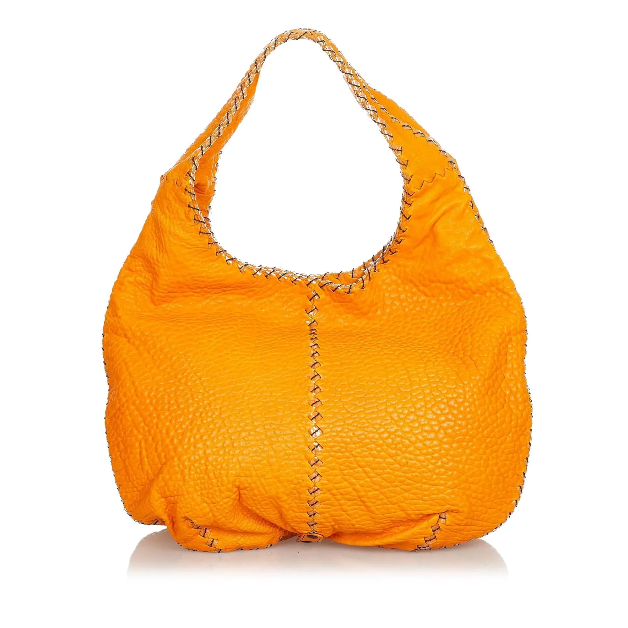 Bottega Veneta Leather Hobo Bag (SHG-24591)