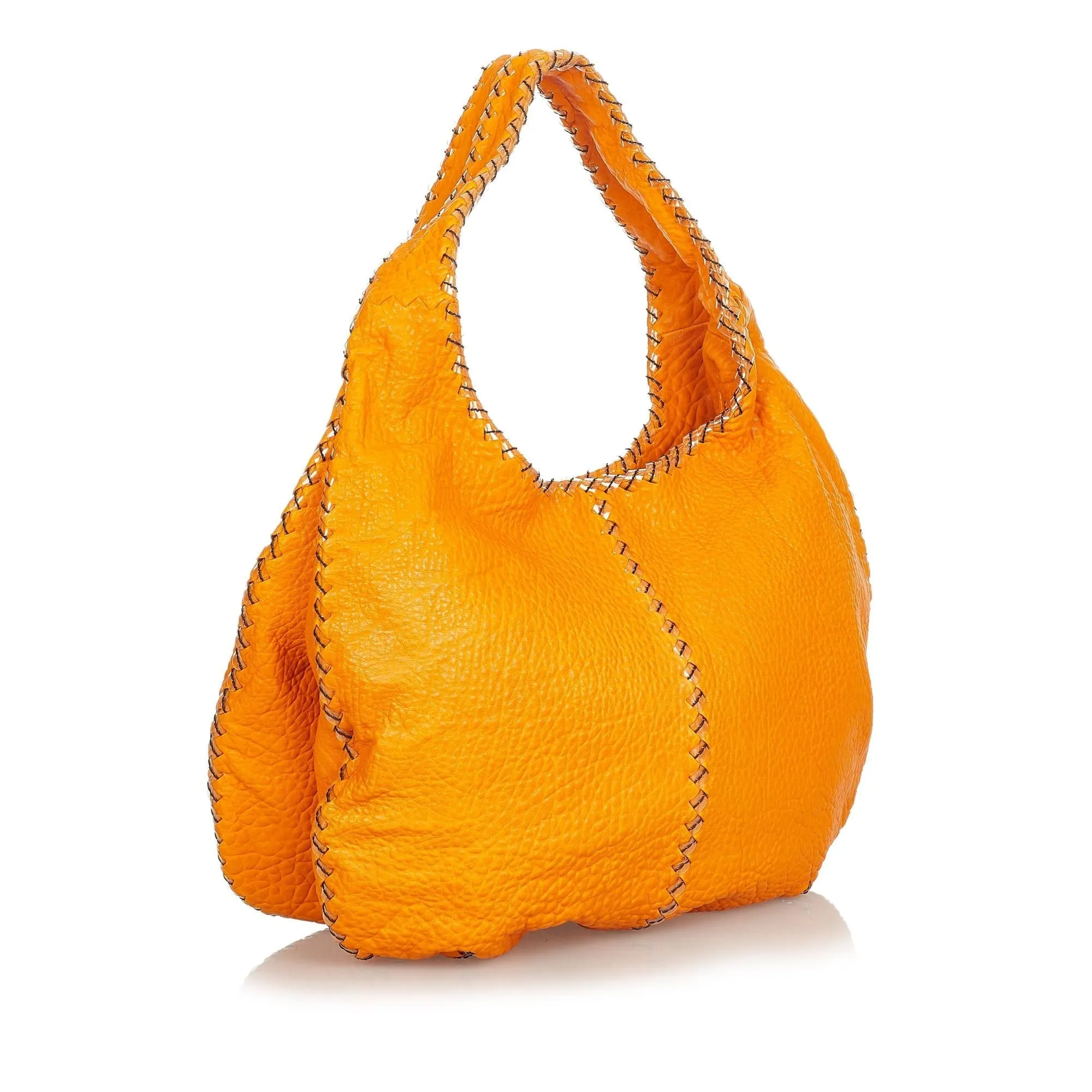 Bottega Veneta Leather Hobo Bag (SHG-24591)