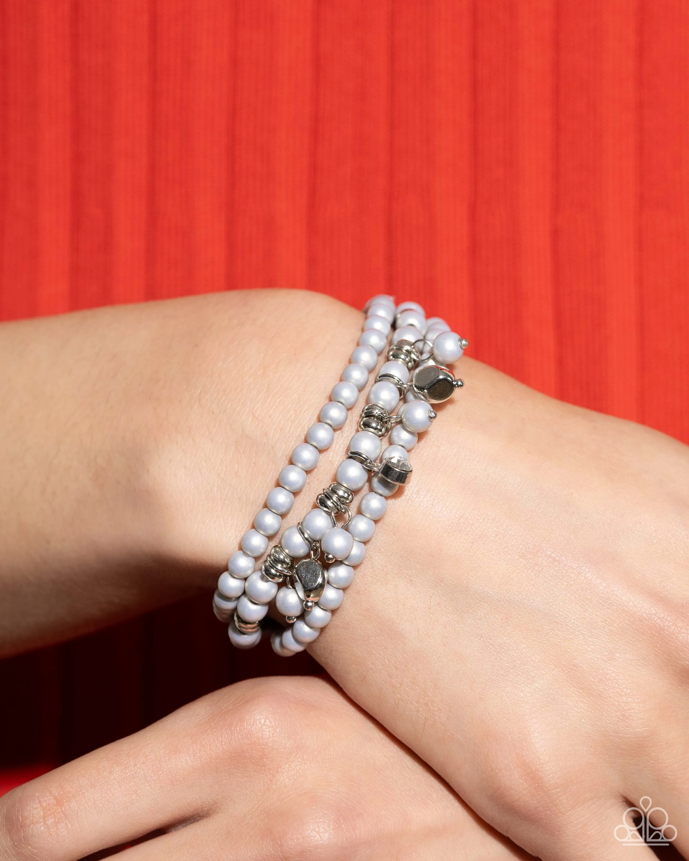 Bracelets Sumptuous Stack - Silver Pearl B2250