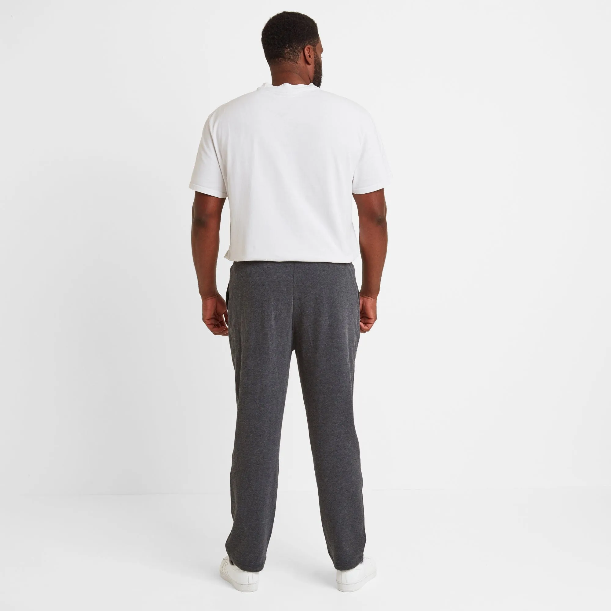 Bradley Mens Sweat Pants - Dark Grey Marl