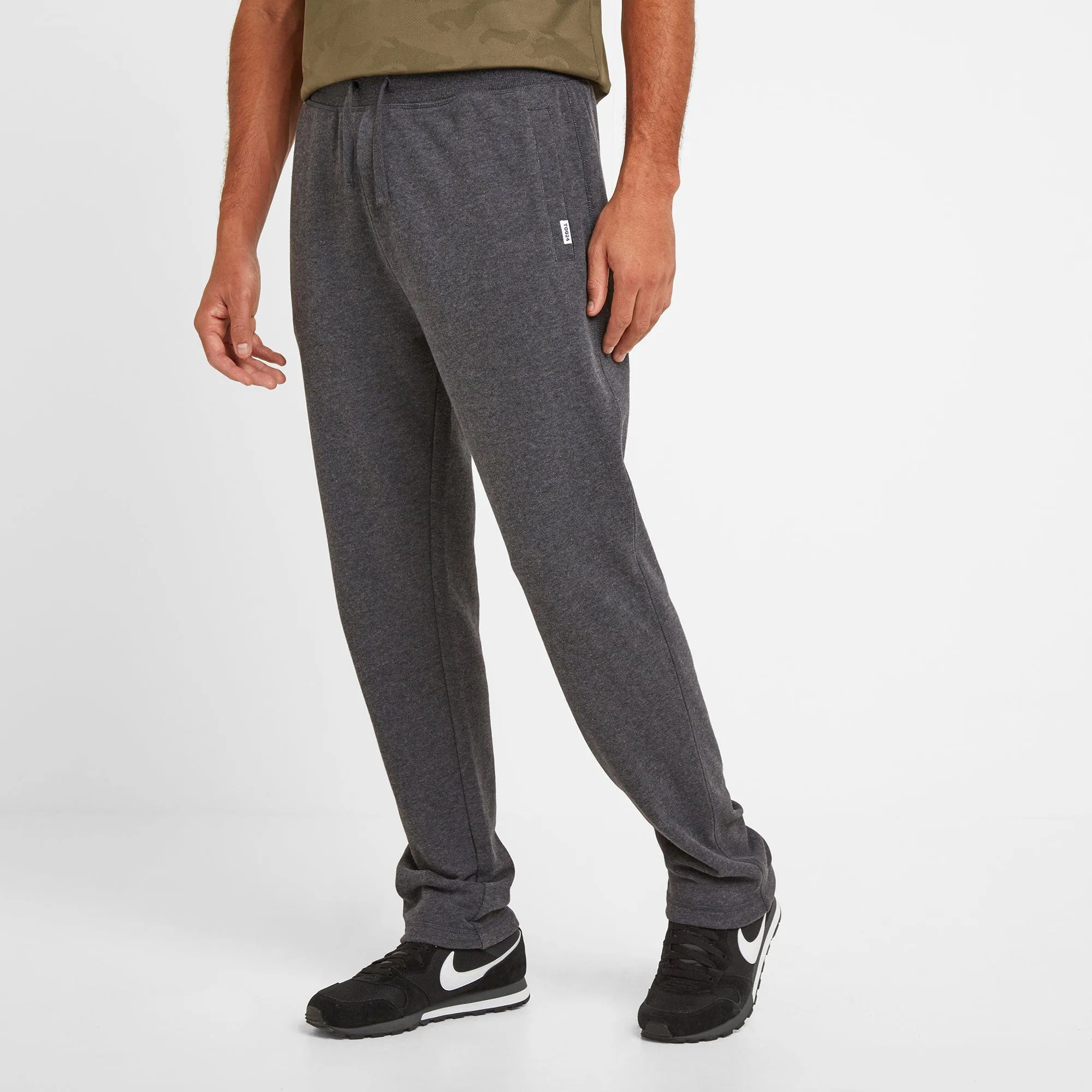 Bradley Mens Sweat Pants - Dark Grey Marl