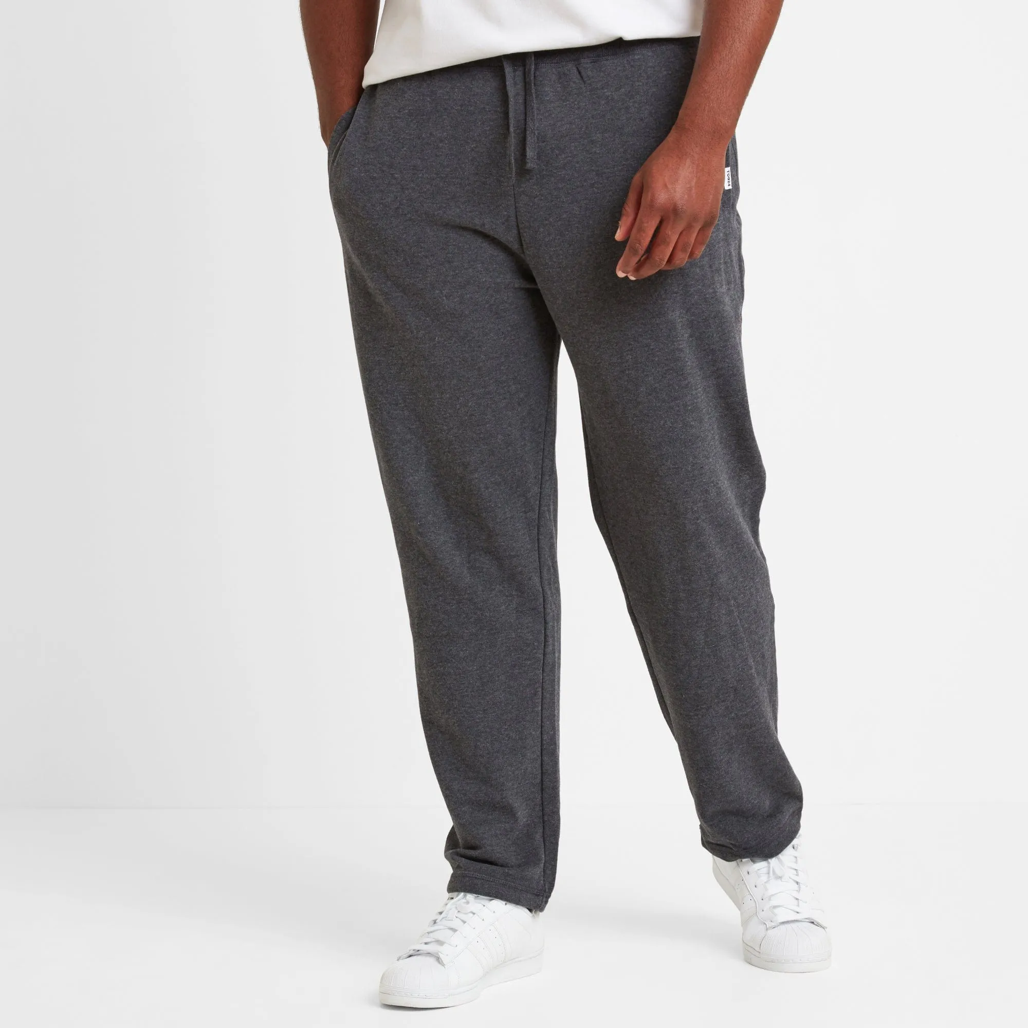 Bradley Mens Sweat Pants - Dark Grey Marl