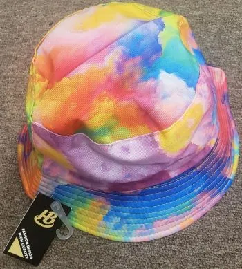 Brayden XVI -- Poly Bucket Hat -- Multi Tye Dye