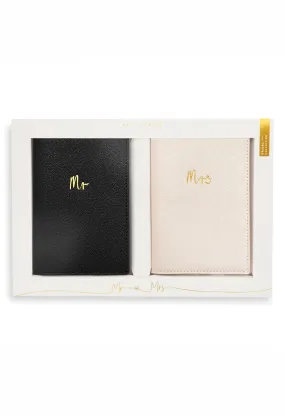 BRIDAL PASSPORT COVER GIFT SET | MR AND MRS