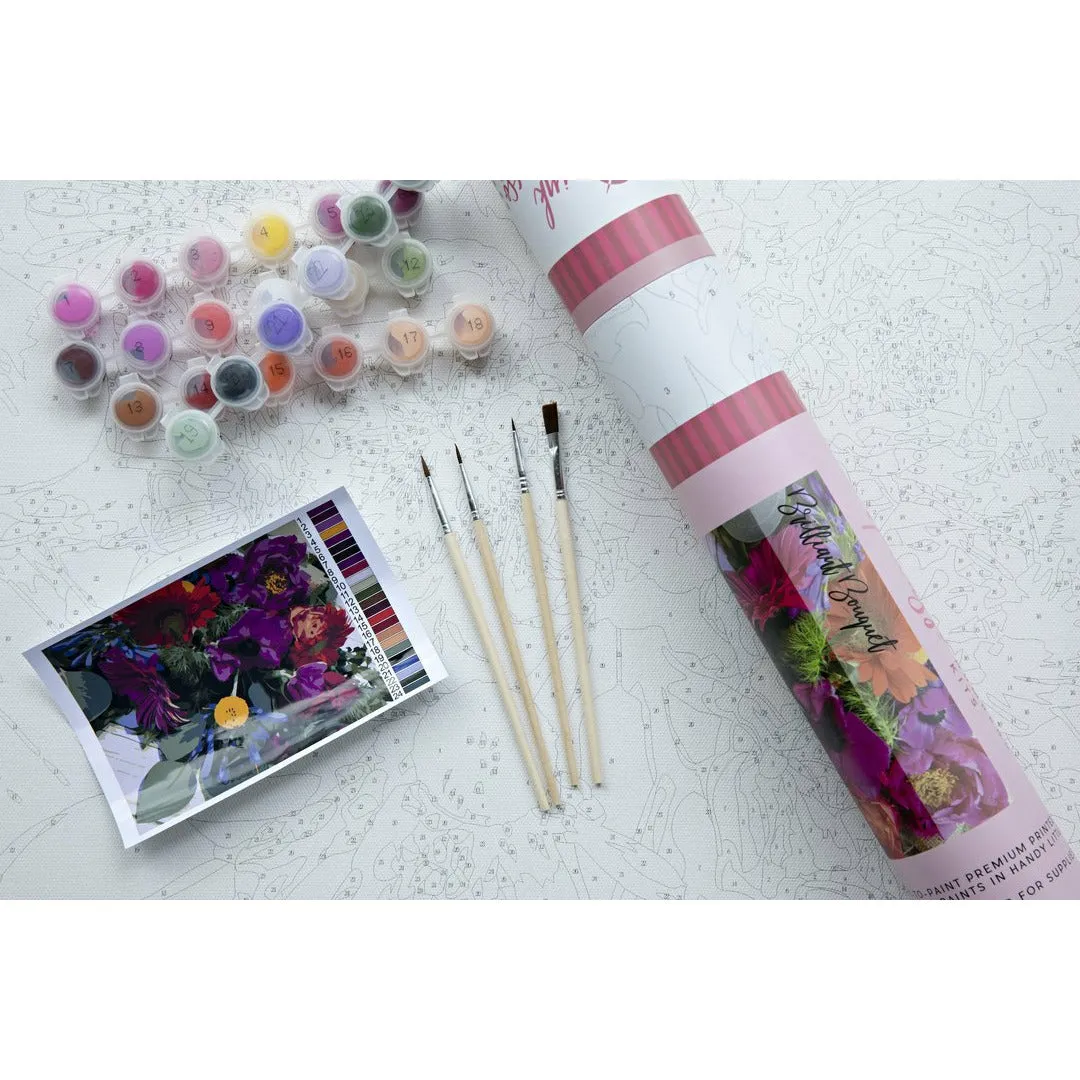 Brilliant Bouquet Paint by Numbers Kit