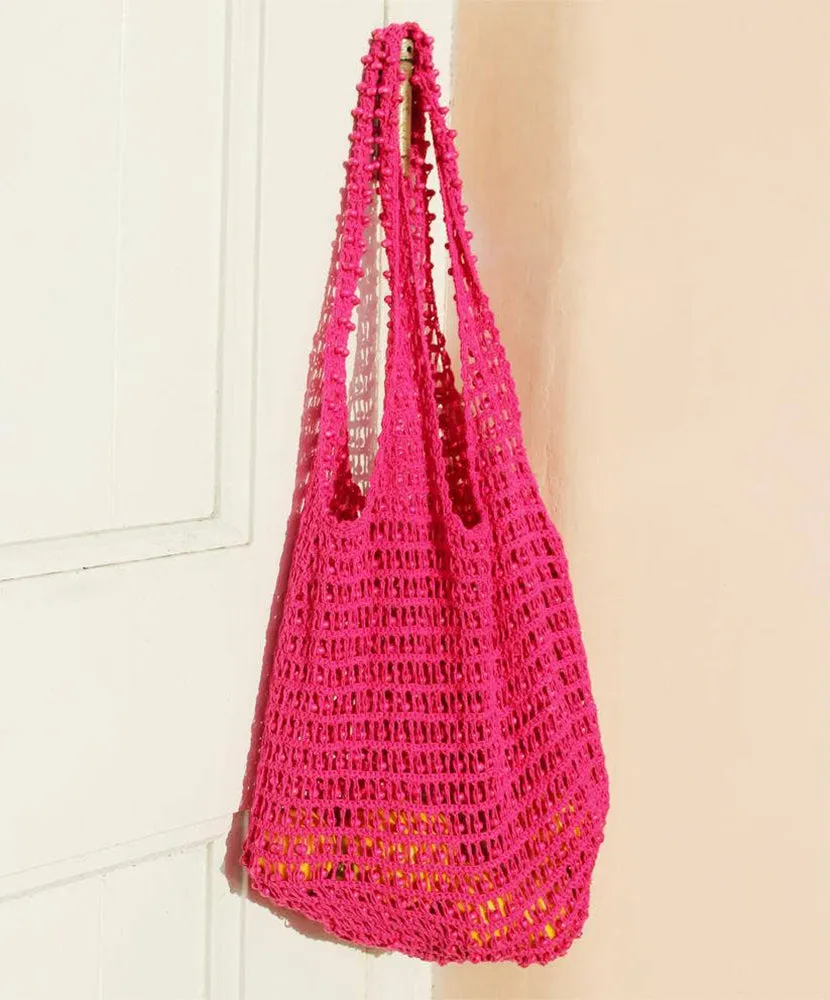 Brunna Karma Wooden Beads Crochet bag