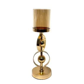 Candle Holder Gold Medium