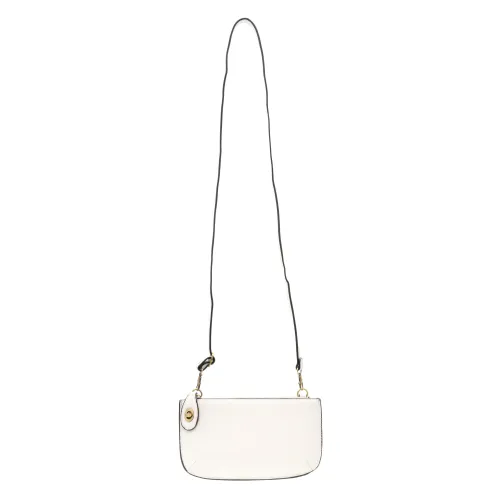 Classic Crossbody Wristlet - White