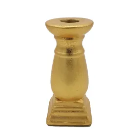 Classic Gold Ceramic Candle Holder