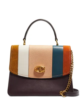 Coach Parker Patchwork Top Handle Satchel