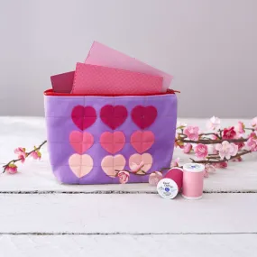 Coats & Clark Sewing Hearts A Plenty Zipper Bag For Your Valentine