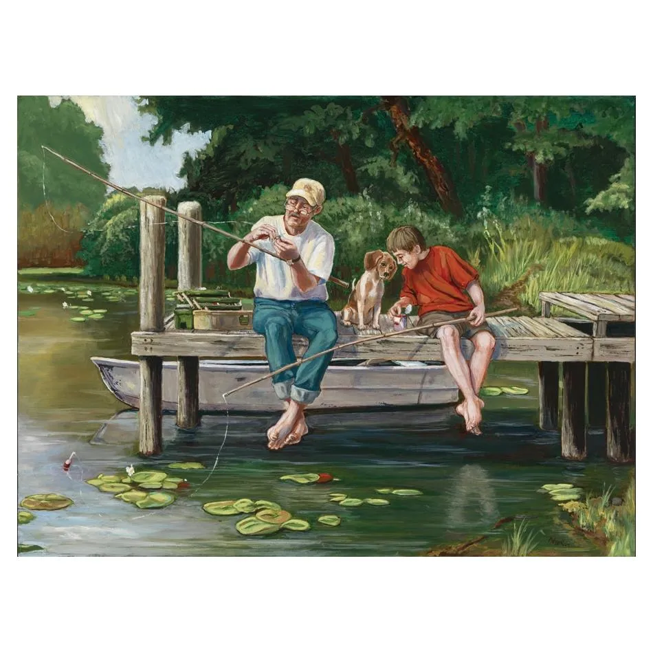 Cobble Hill 1000pc Puzzle - Fishing On the Dock