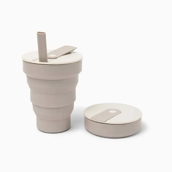 Collapsible reusable cup