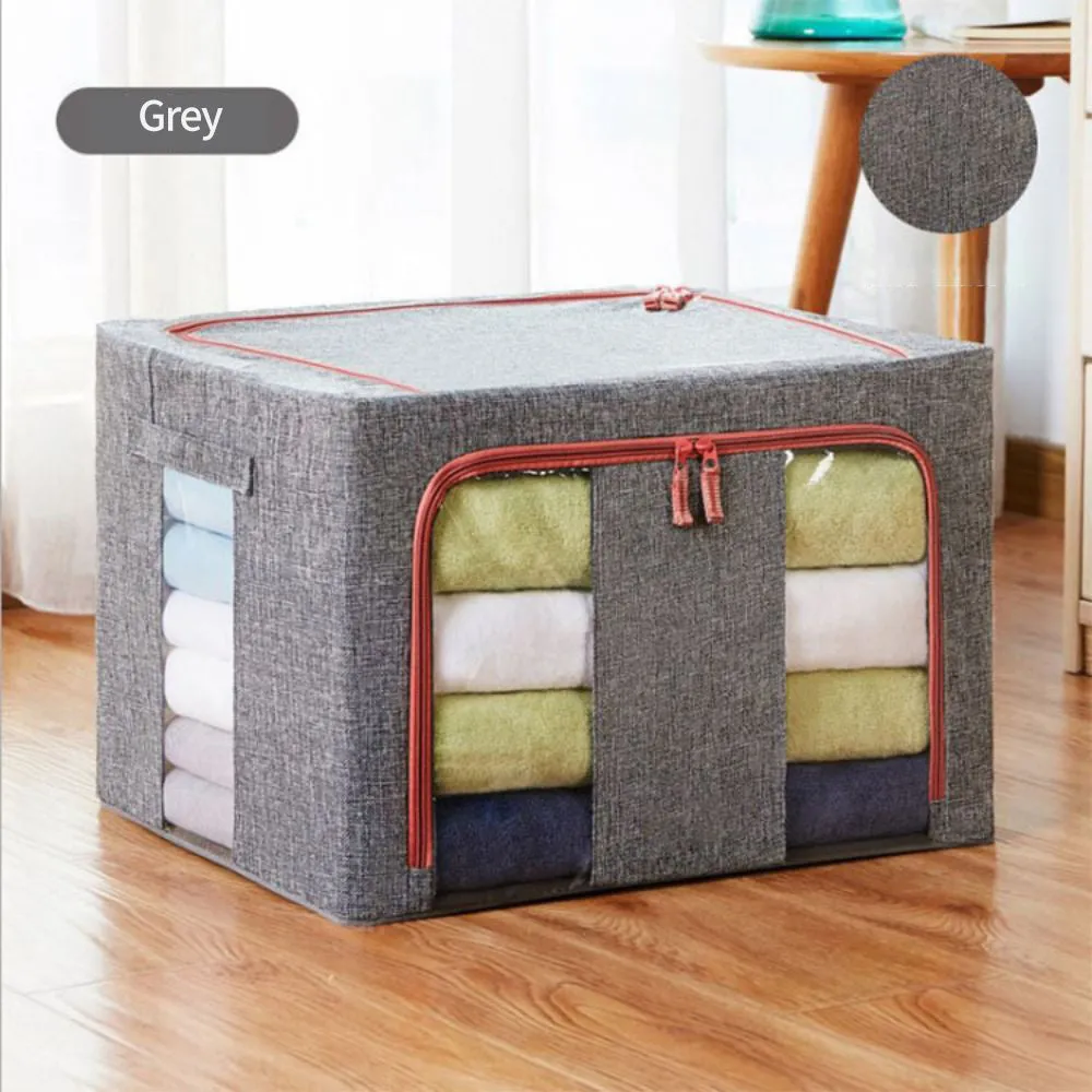 Collapsible Steel Frame Storage Box (50*40*33 cm)