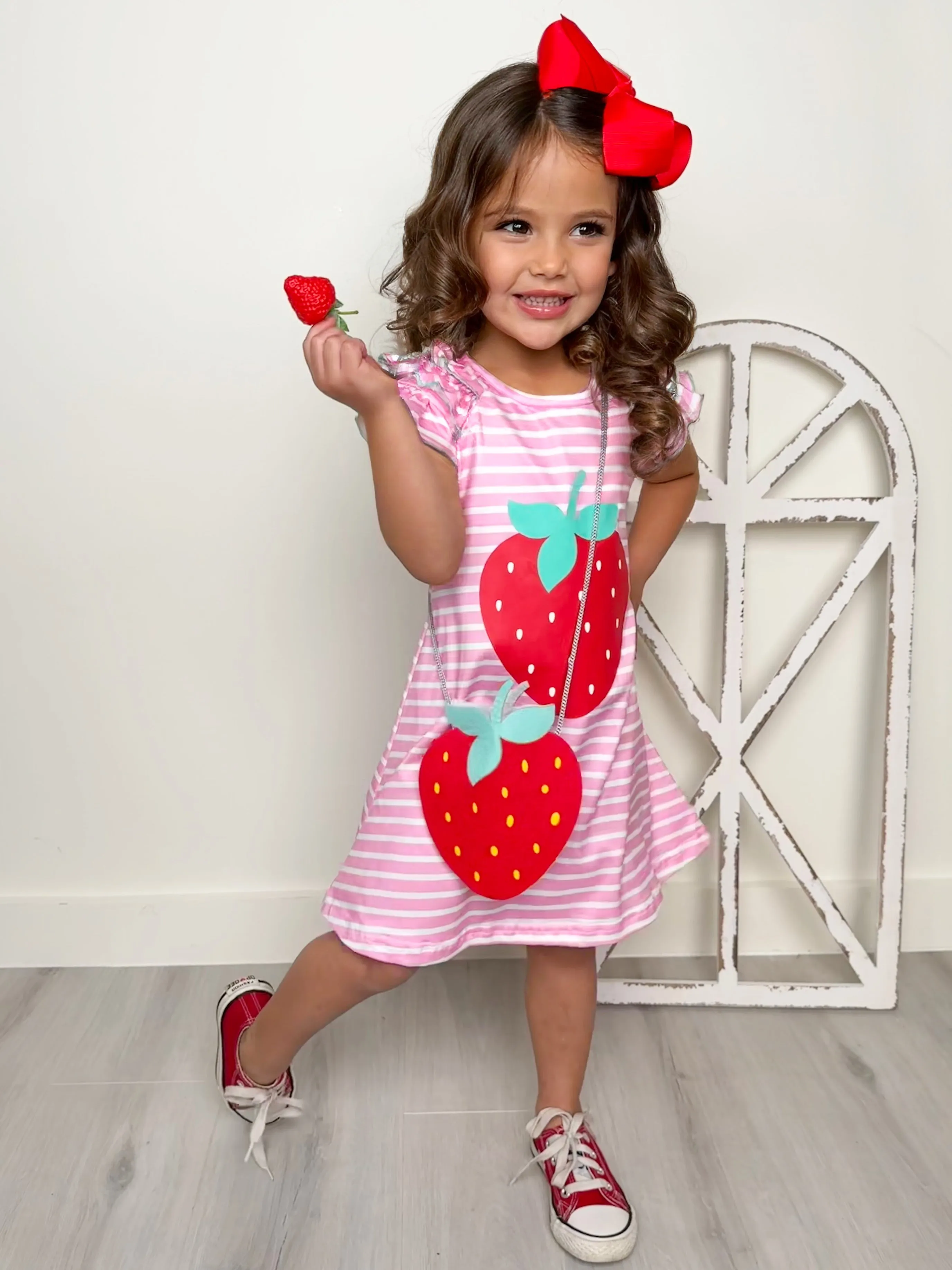 Couture Cutie Strawberry Dress and Purse Set