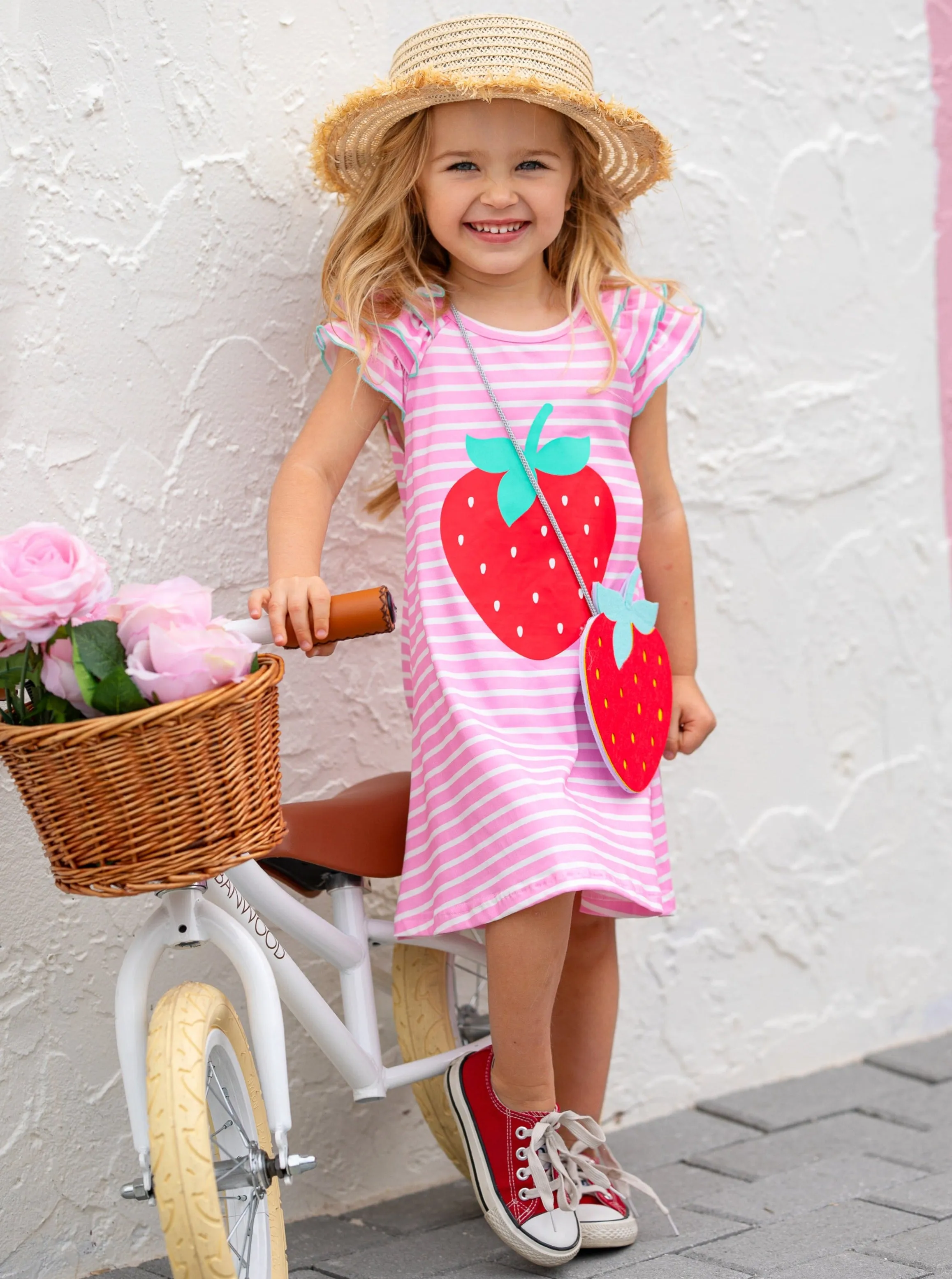 Couture Cutie Strawberry Dress and Purse Set