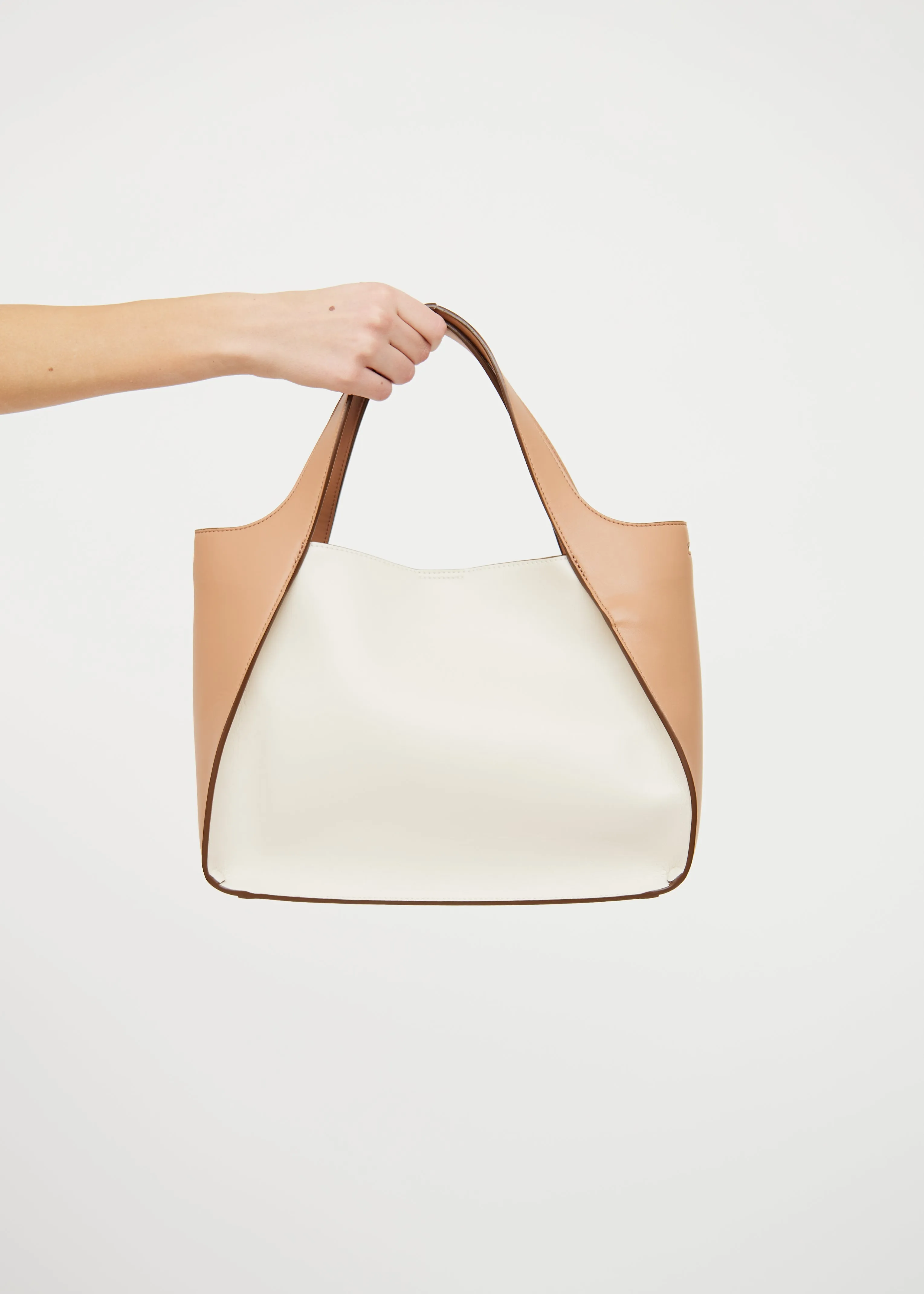 Cream and Beige Tote Bag