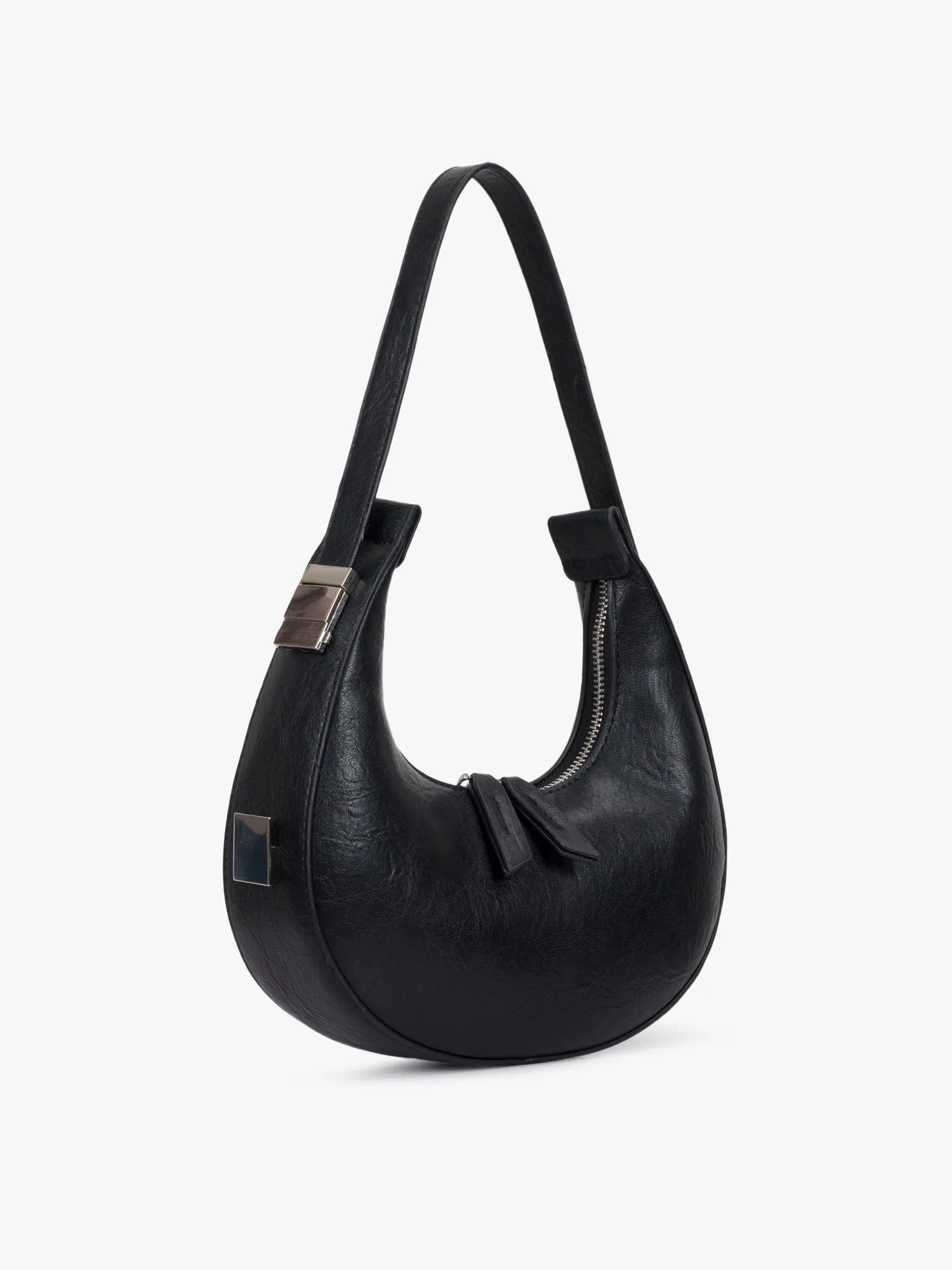 CRESCENT SOLID HANDBAG