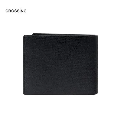 Crossing Elite Bi-fold Leather Wallet With Flap And Coin Pouch RFID